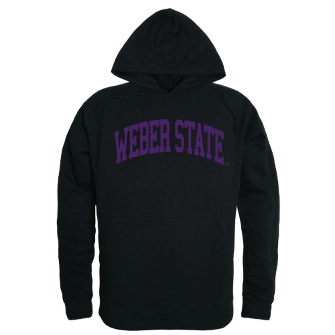 Weber State University Wildcats College Hoodie Sweatshirt Black-Campus-Wardrobe