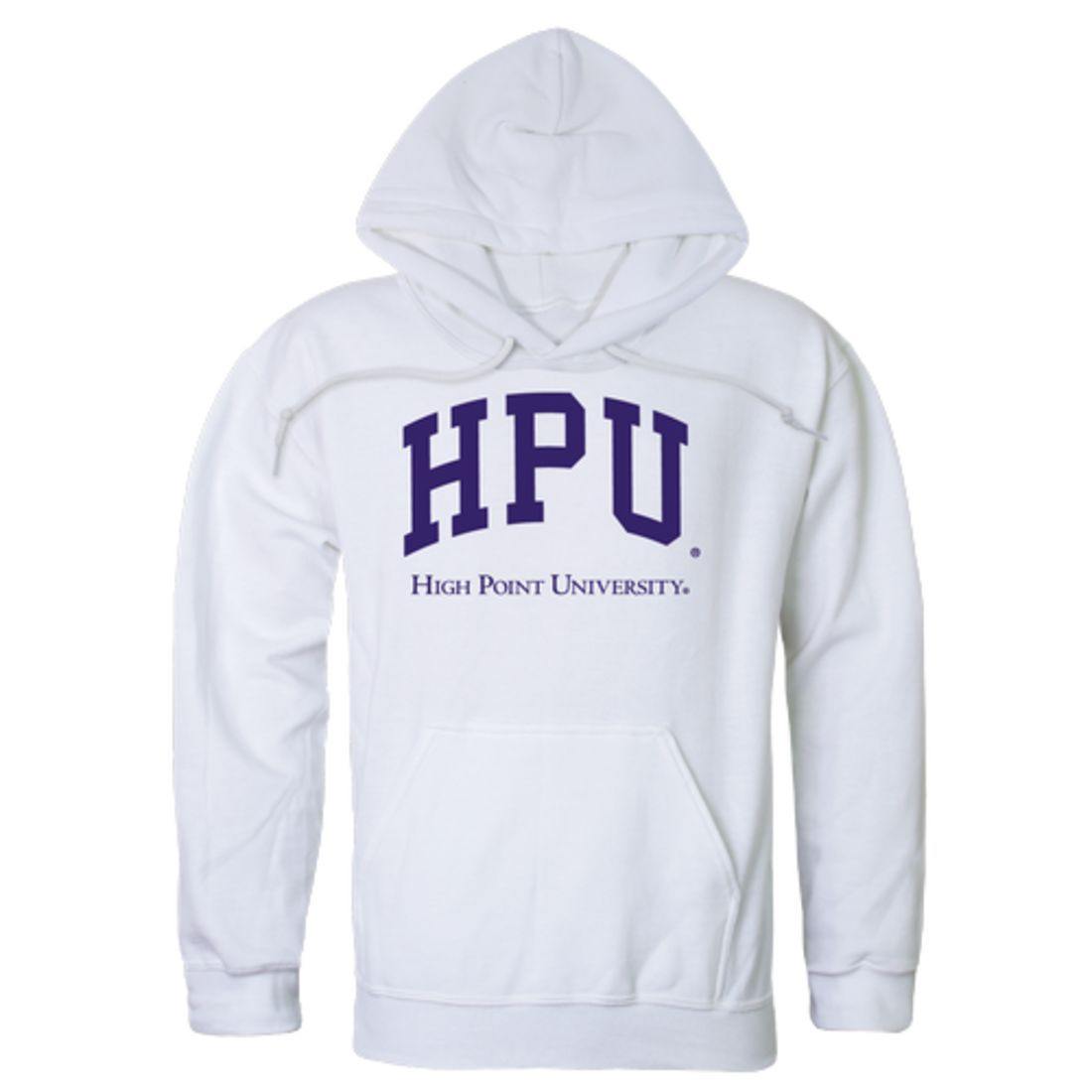 HPU High Point University Panthers College Hoodie Sweatshirt White-Campus-Wardrobe