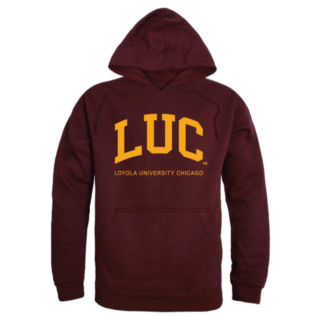 LUC Loyola University Chicago Ramblers College Hoodie Sweatshirt Maroon-Campus-Wardrobe