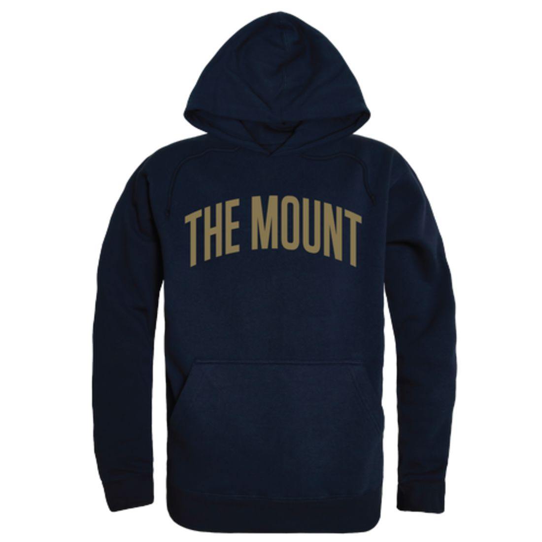 Mount St Mary's University Mountaineers College Hoodie Sweatshirt Navy-Campus-Wardrobe