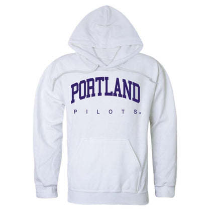 UP University of Portland Pilots College Hoodie Sweatshirt White-Campus-Wardrobe