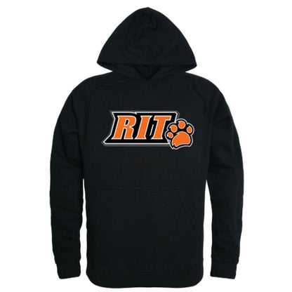 RIT Rochester Institute of Technology Tigers College Hoodie Sweatshirt Black-Campus-Wardrobe