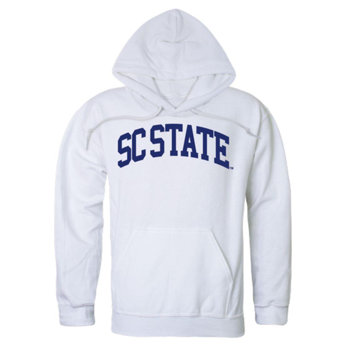 South Carolina State University Bulldogs College Hoodie Sweatshirt White-Campus-Wardrobe