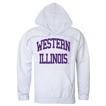 WIU Western Illinois University Leathernecks College Hoodie Sweatshirt White-Campus-Wardrobe