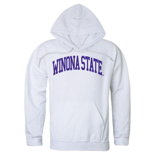 Winona State University Warriors College Hoodie Sweatshirt White-Campus-Wardrobe