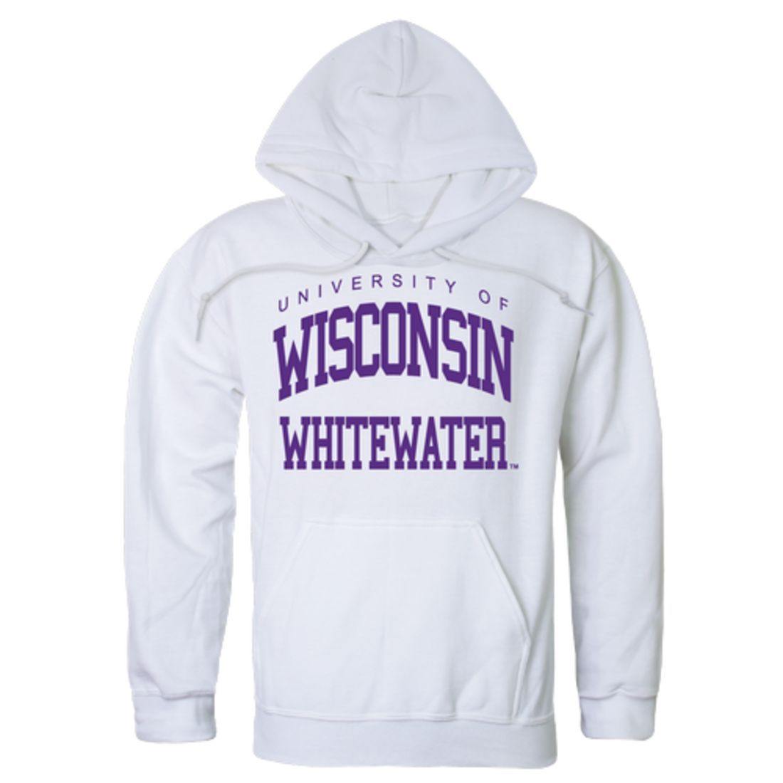 UWW University of Wisconsin Whitewater Warhawks College Hoodie Sweatshirt White-Campus-Wardrobe