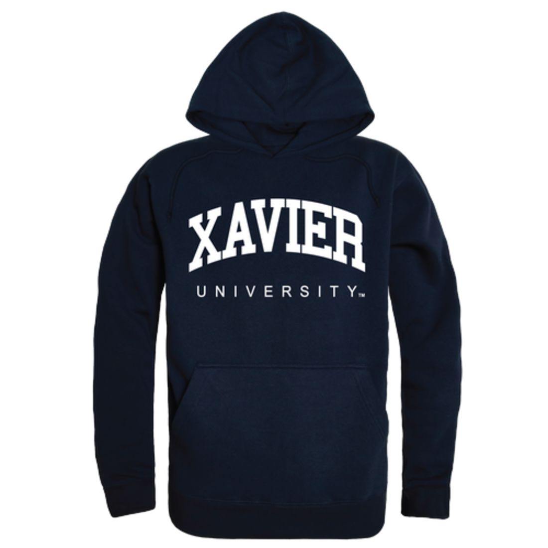 Xavier University Musketeers College Hoodie Sweatshirt Navy-Campus-Wardrobe