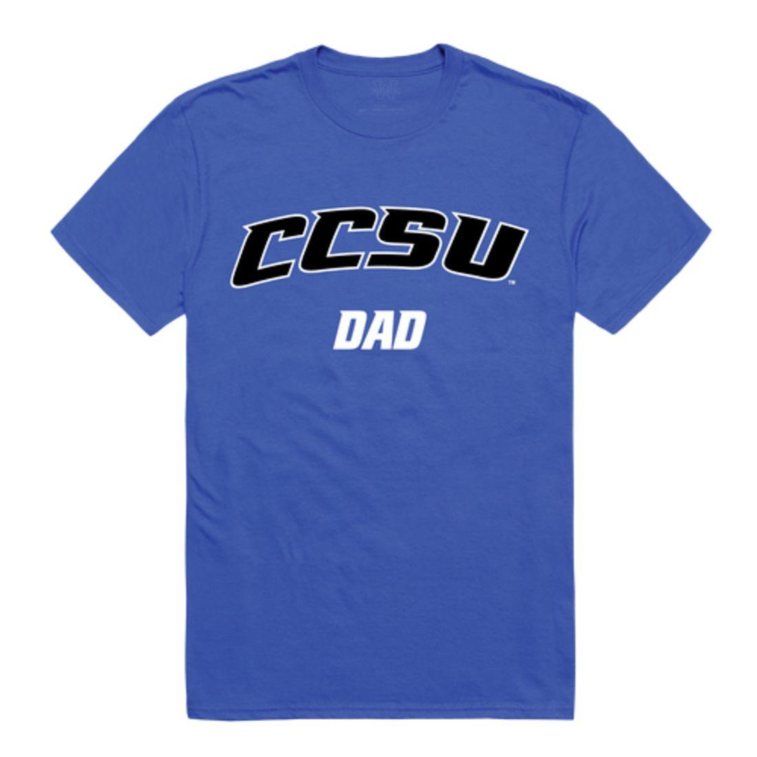 CCSU Central Connecticut State University Devils College Dad T-Shirt-Campus-Wardrobe