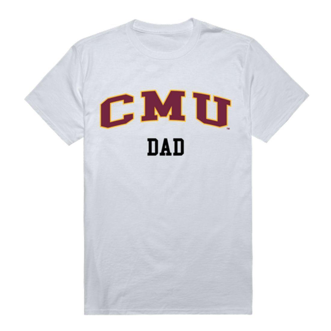 CMU Central Michigan University Chippewas College Dad T-Shirt-Campus-Wardrobe