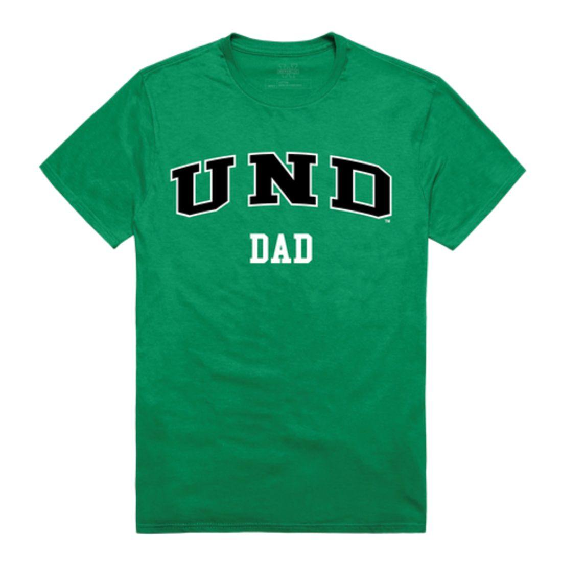 UND University of North Dakota Fighting Hawks College Dad T-Shirt-Campus-Wardrobe