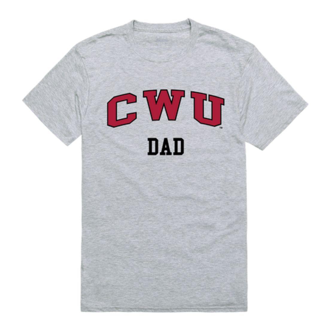 CWU Central Washington University Wildcats College Dad T-Shirt-Campus-Wardrobe