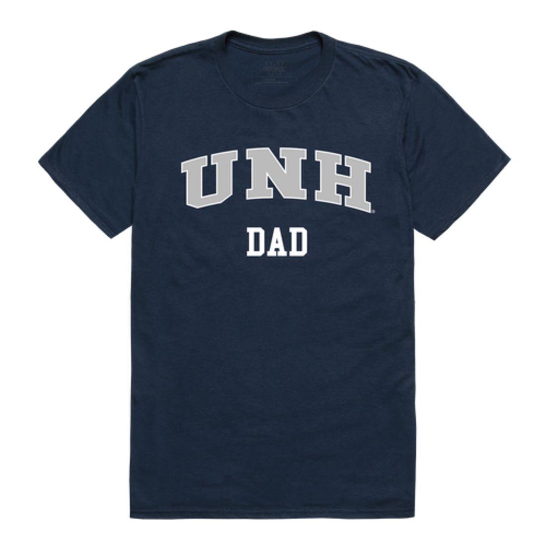 UNH University of New Hampshire Wildcats College Dad T-Shirt-Campus-Wardrobe