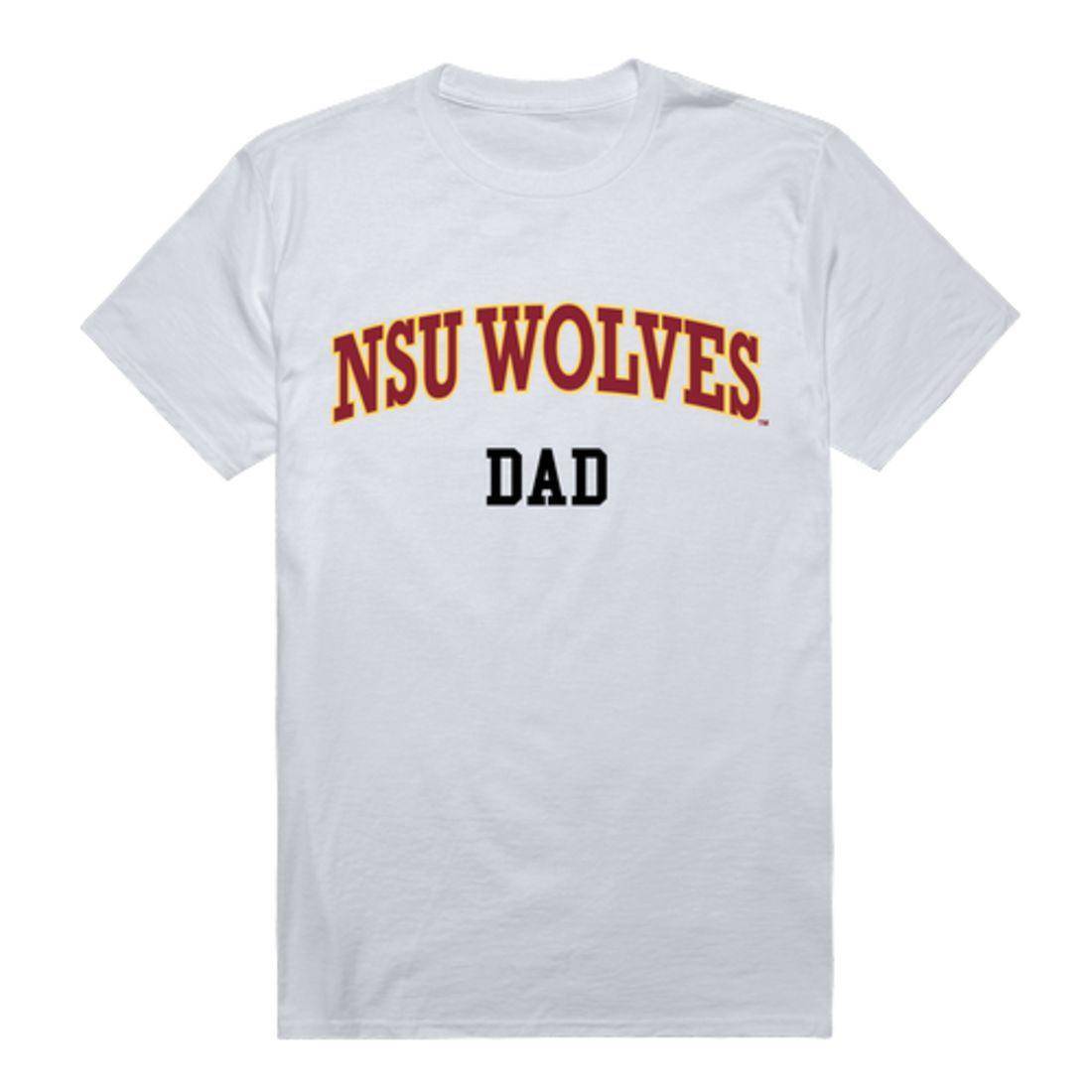 NSU Northern State University Wolves College Dad T-Shirt-Campus-Wardrobe