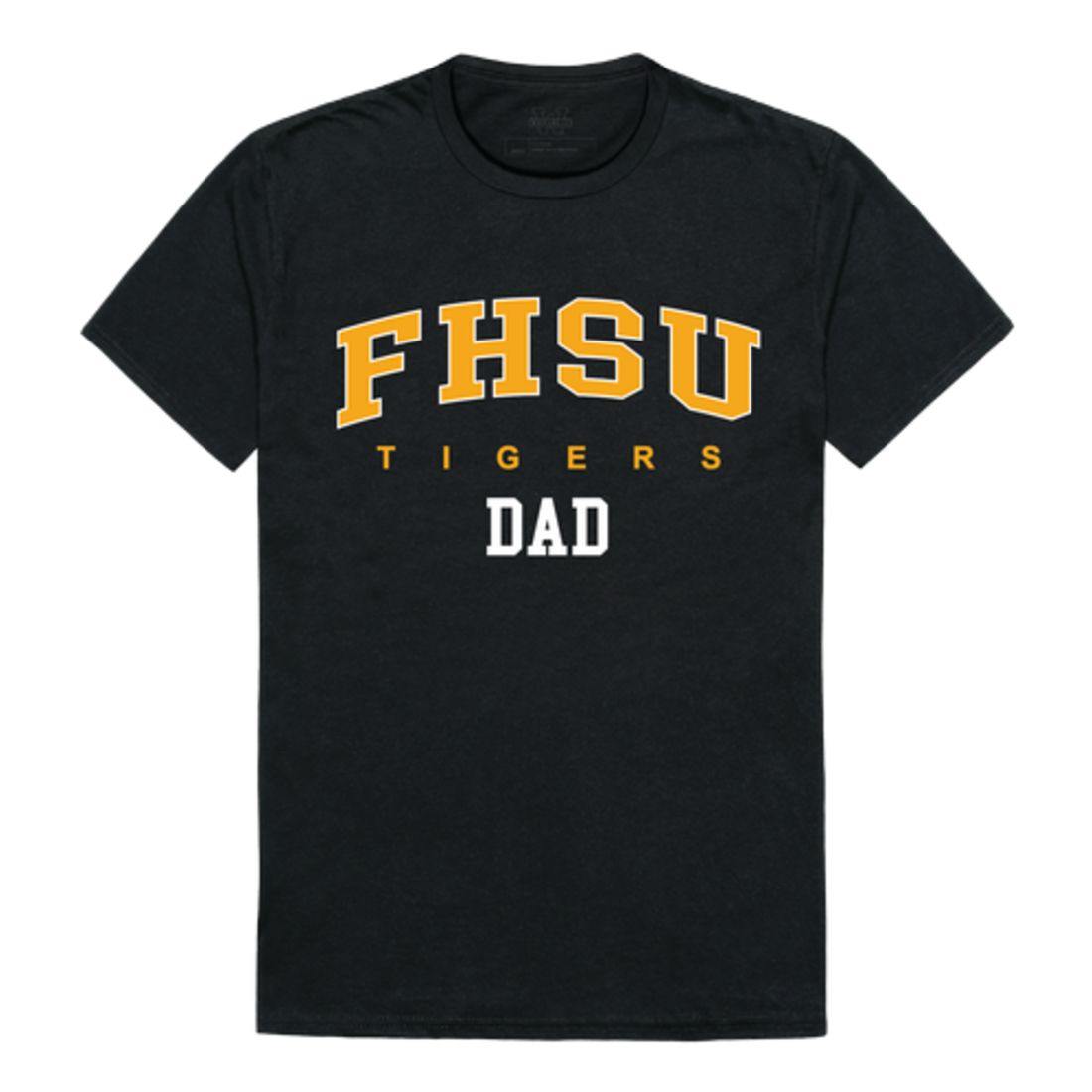 FHSU Fort Hays State University Tigers College Dad T-Shirt-Campus-Wardrobe