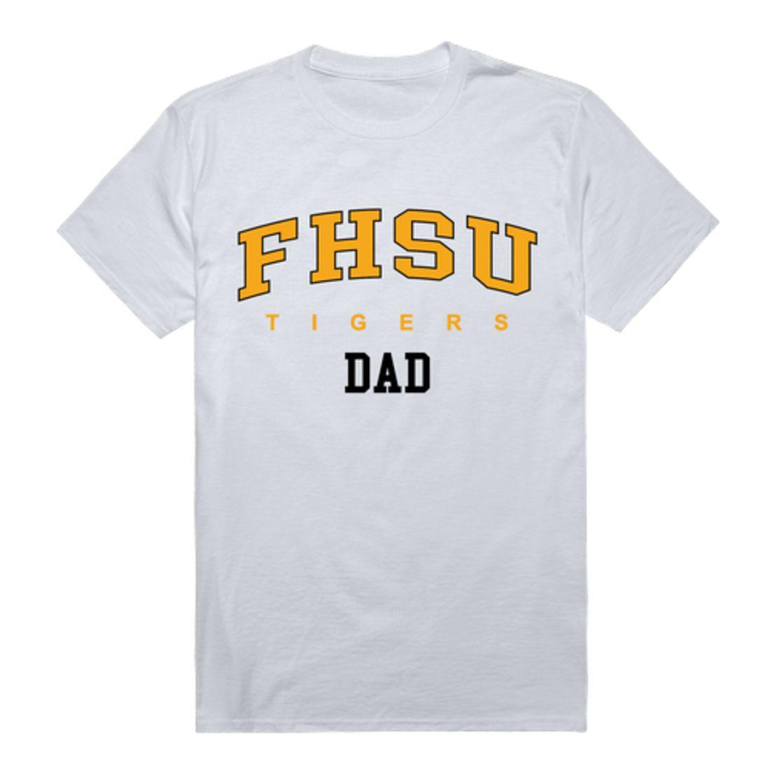 FHSU Fort Hays State University Tigers College Dad T-Shirt-Campus-Wardrobe