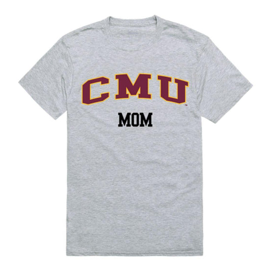 CMU Central Michigan University Chippewas College Mom Womens T-Shirt-Campus-Wardrobe