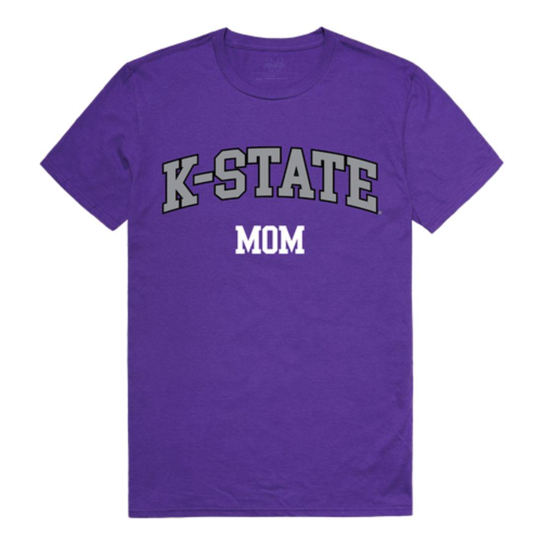 KSU Kansas State University Wildcats College Mom Womens T-Shirt-Campus-Wardrobe