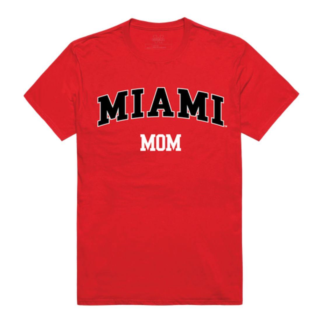 Miami UniversityHawks College Mom Womens T-Shirt-Campus-Wardrobe