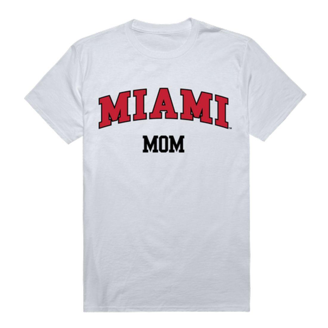 Miami UniversityHawks College Mom Womens T-Shirt-Campus-Wardrobe