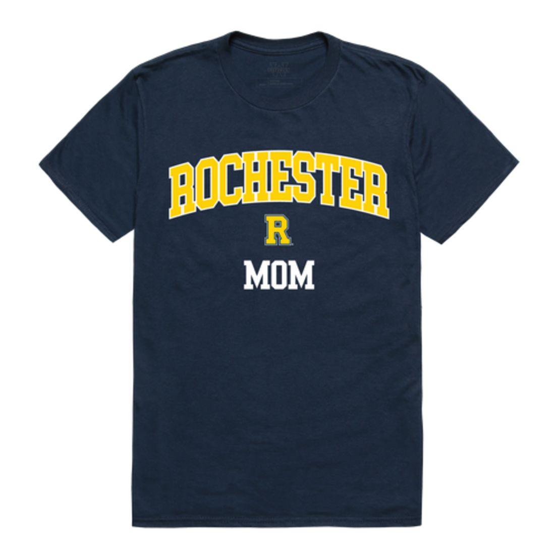University of Rochester Yellowjackets College Mom Womens T-Shirt-Campus-Wardrobe