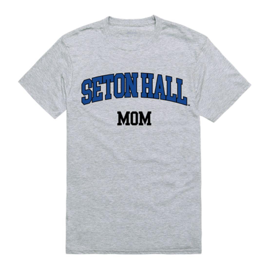 SHU Seton Hall University Pirates College Mom Womens T-Shirt-Campus-Wardrobe
