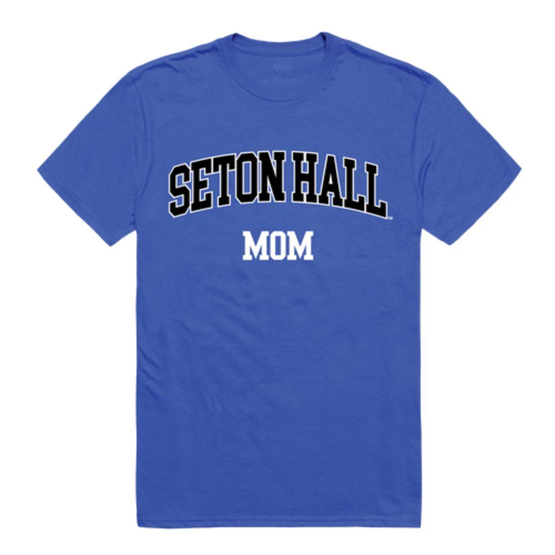 SHU Seton Hall University Pirates College Mom Womens T-Shirt-Campus-Wardrobe