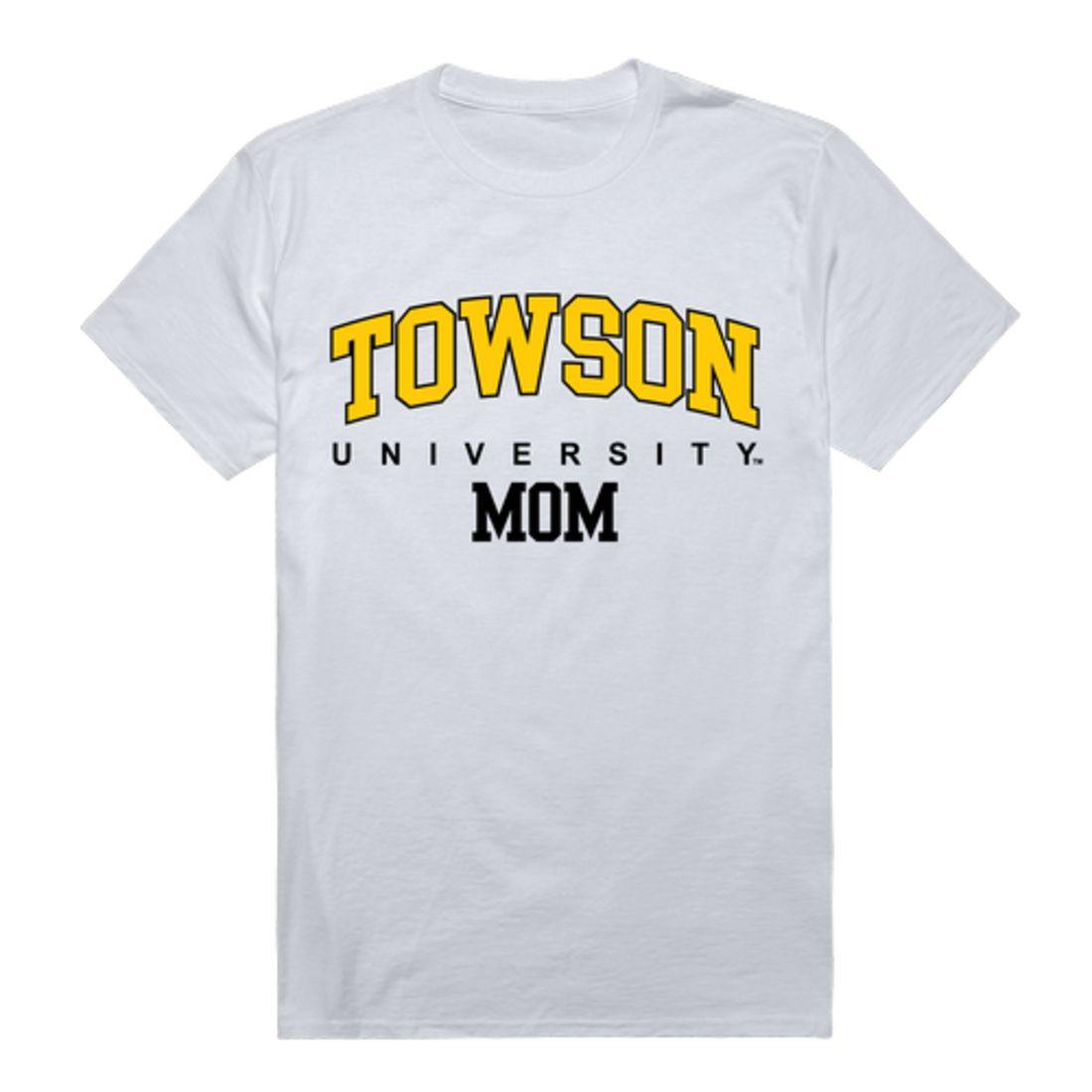 TU Towson University Tigers College Mom Womens T-Shirt-Campus-Wardrobe