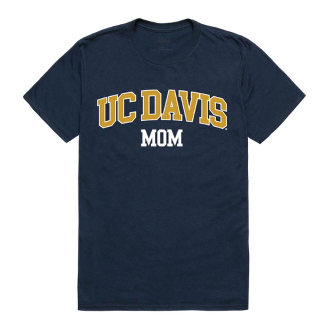 UC Davis University of California Aggies College Mom Womens T-Shirt-Campus-Wardrobe