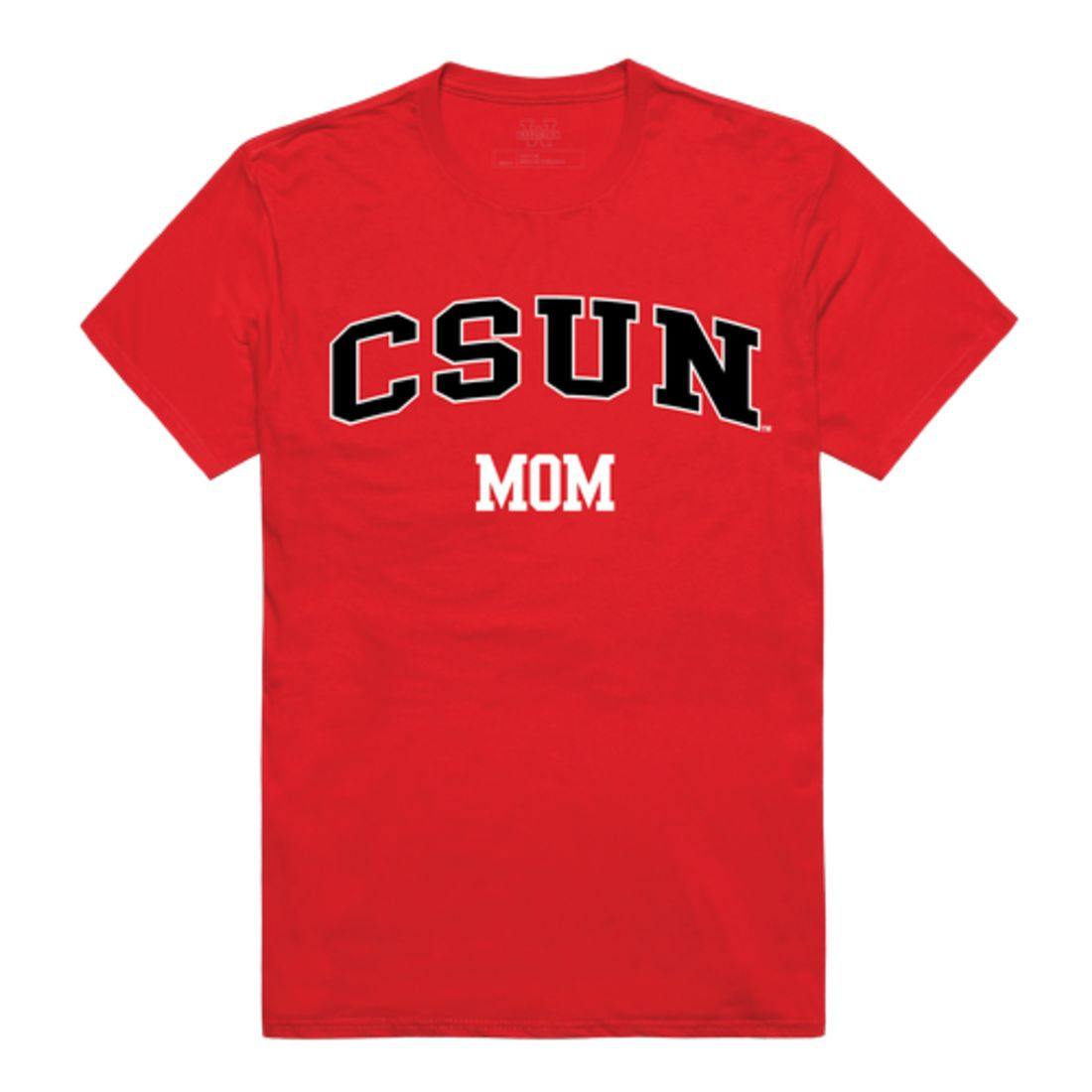 CSUN California State University Northridge Matadors College Mom Womens T-Shirt-Campus-Wardrobe