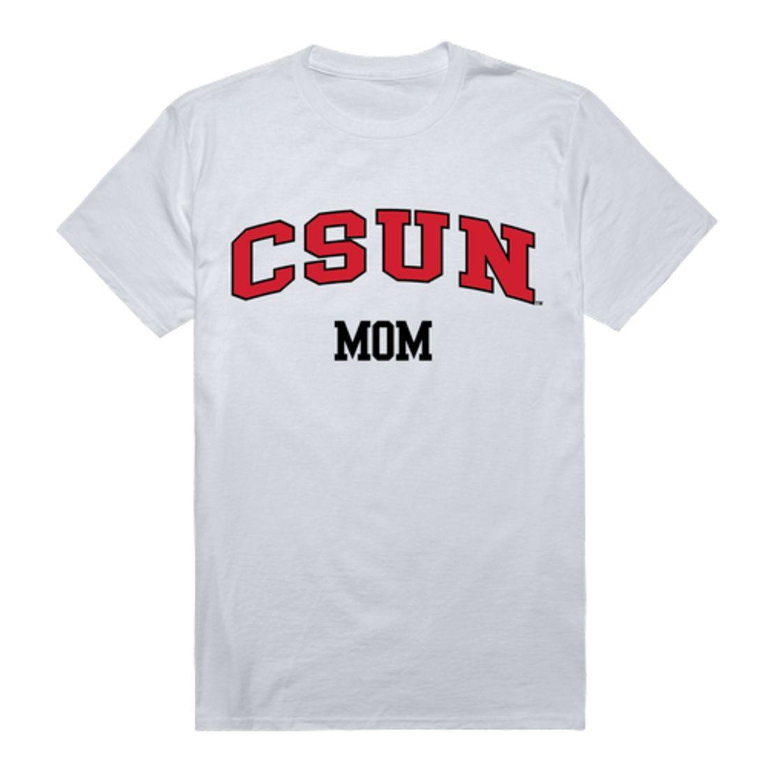 CSUN California State University Northridge Matadors College Mom Womens T-Shirt-Campus-Wardrobe