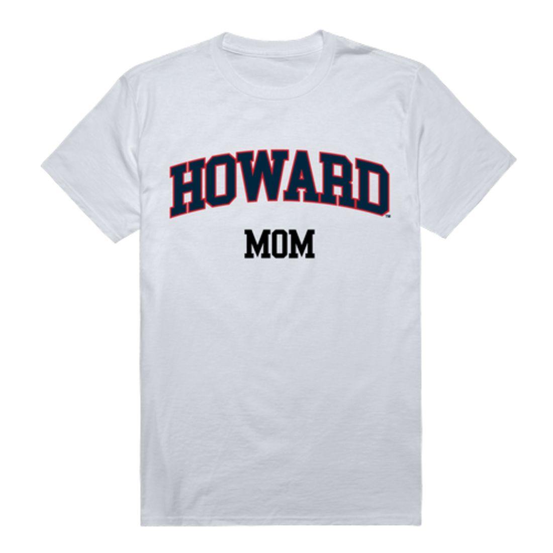 Howard University Bison College Mom Womens T-Shirt-Campus-Wardrobe