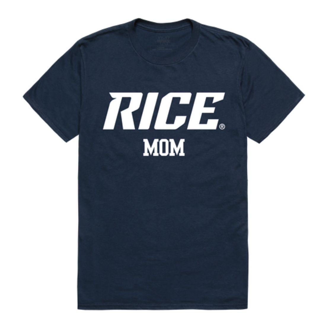 Rice University Owls College Mom Womens T-Shirt-Campus-Wardrobe