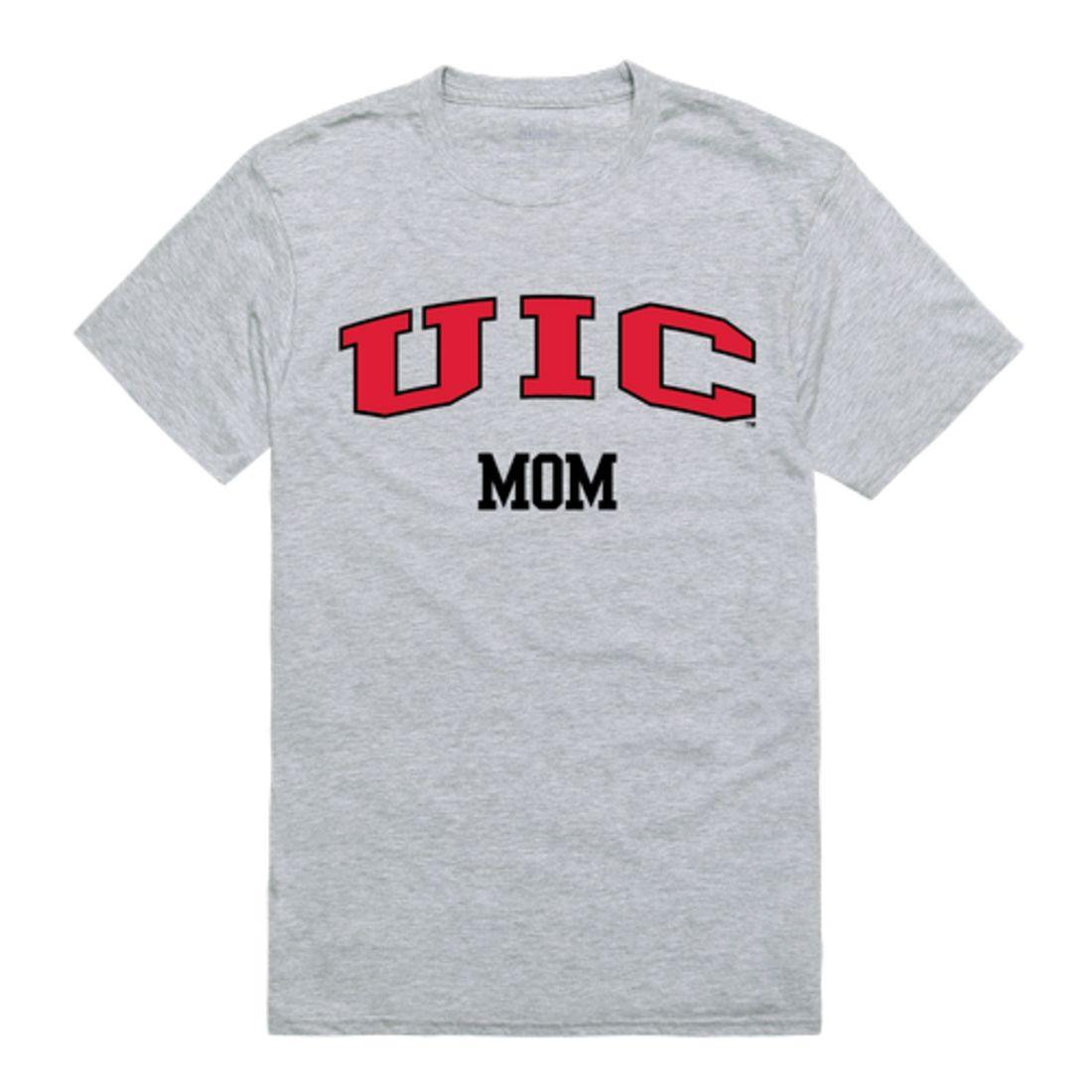 UIC University of Illinois at Chicago Flames College Mom Womens T-Shirt-Campus-Wardrobe