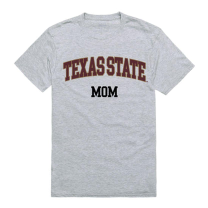 Texas State University Bobcats College Mom Womens T-Shirt-Campus-Wardrobe