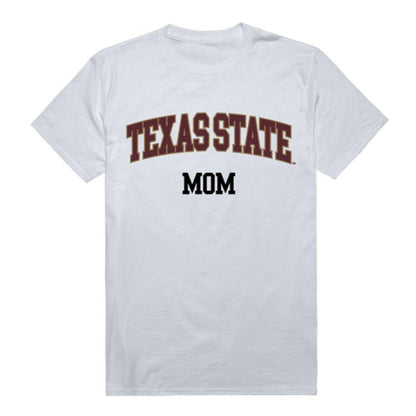 Texas State University Bobcats College Mom Womens T-Shirt-Campus-Wardrobe