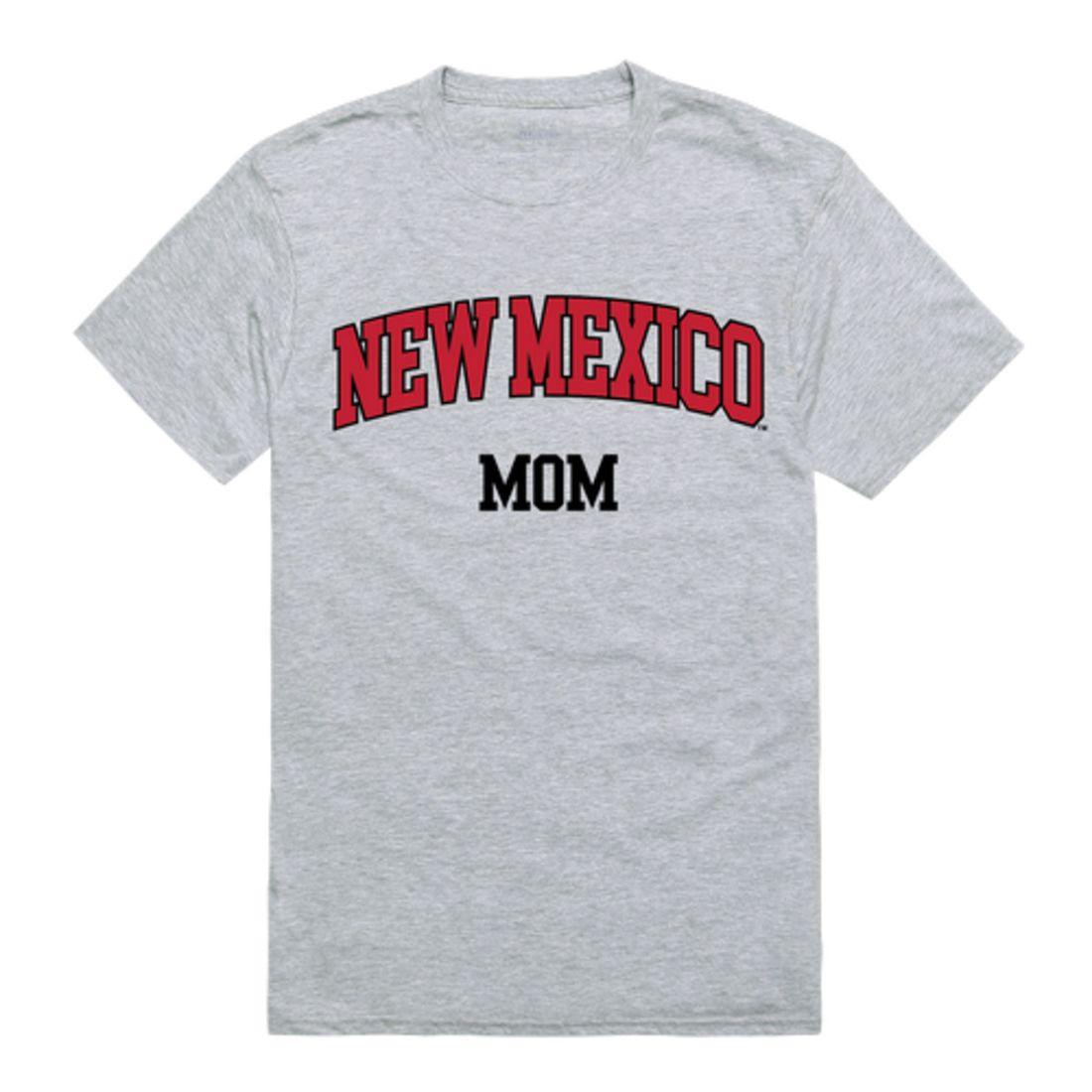 UNM University of New Mexico Lobos College Mom Womens T-Shirt-Campus-Wardrobe