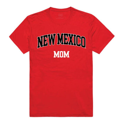 UNM University of New Mexico Lobos College Mom Womens T-Shirt-Campus-Wardrobe