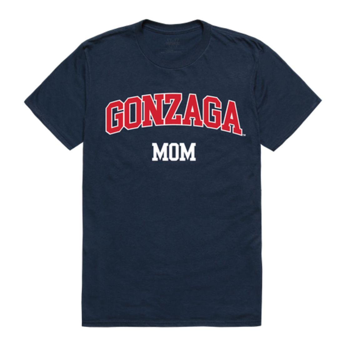 Gonzaga University Bulldogs College Mom Womens T-Shirt-Campus-Wardrobe