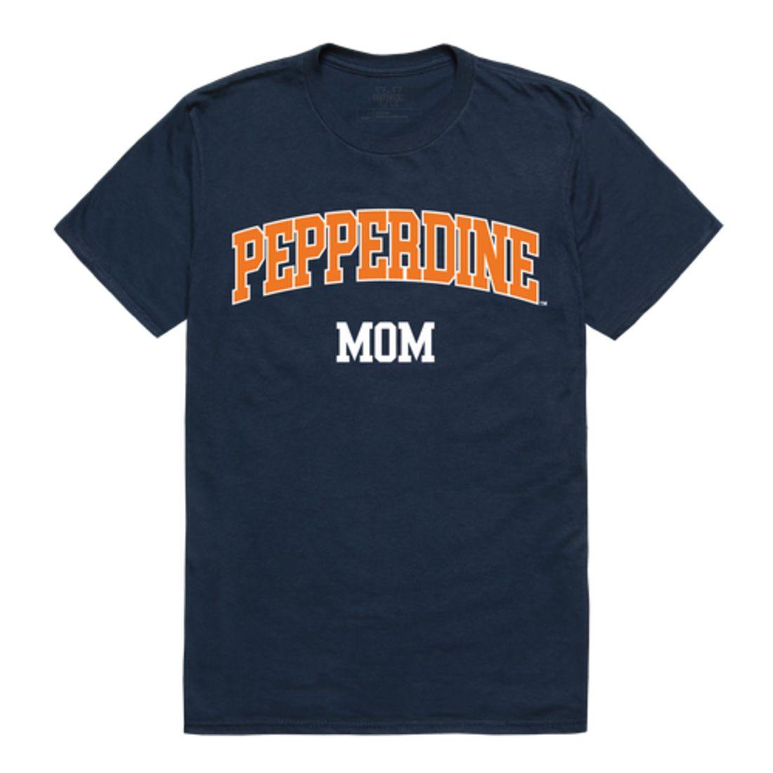 Pepperdine University Waves College Mom Womens T-Shirt-Campus-Wardrobe