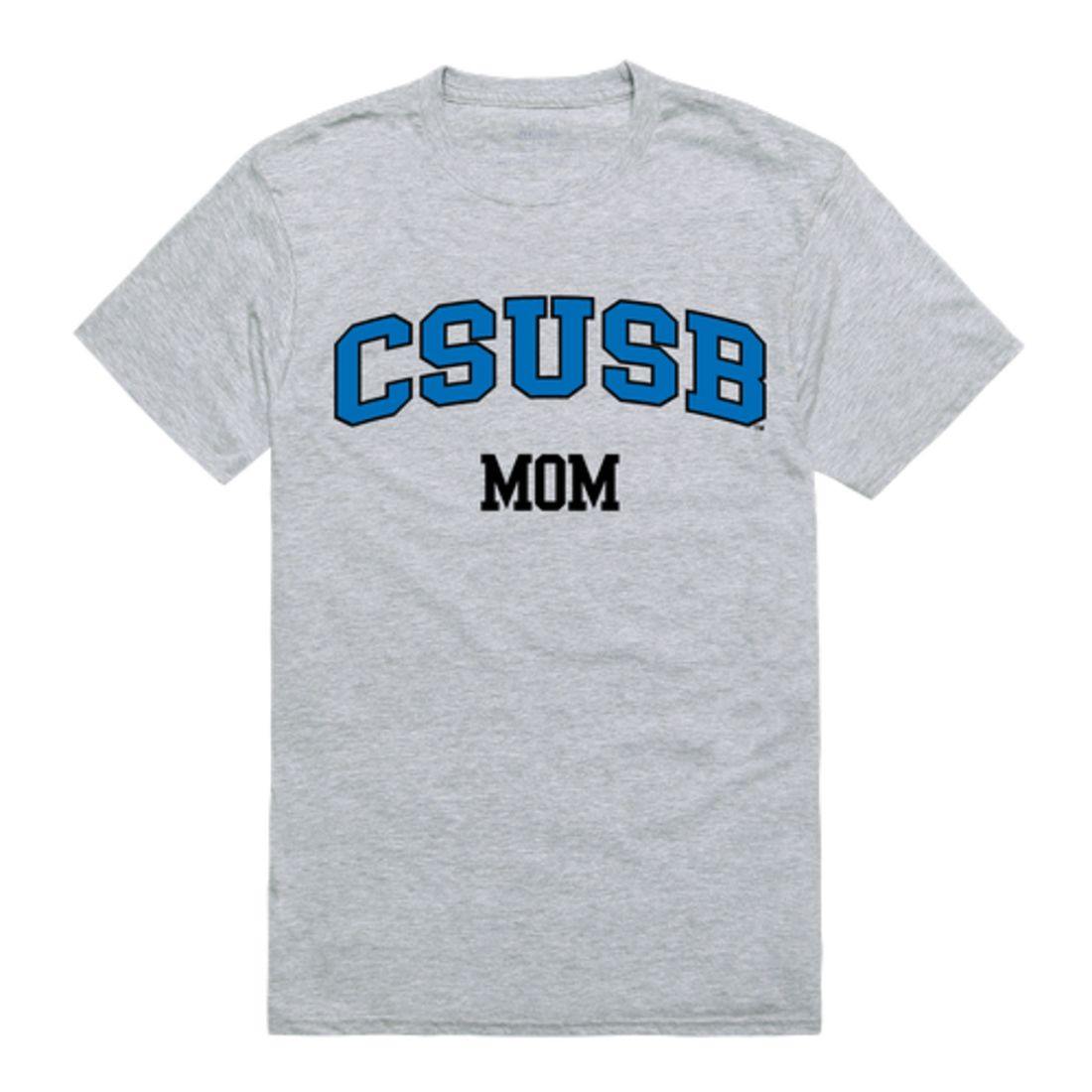 CSUSB California State University San Bernardino Coyotes College Mom Womens T-Shirt-Campus-Wardrobe