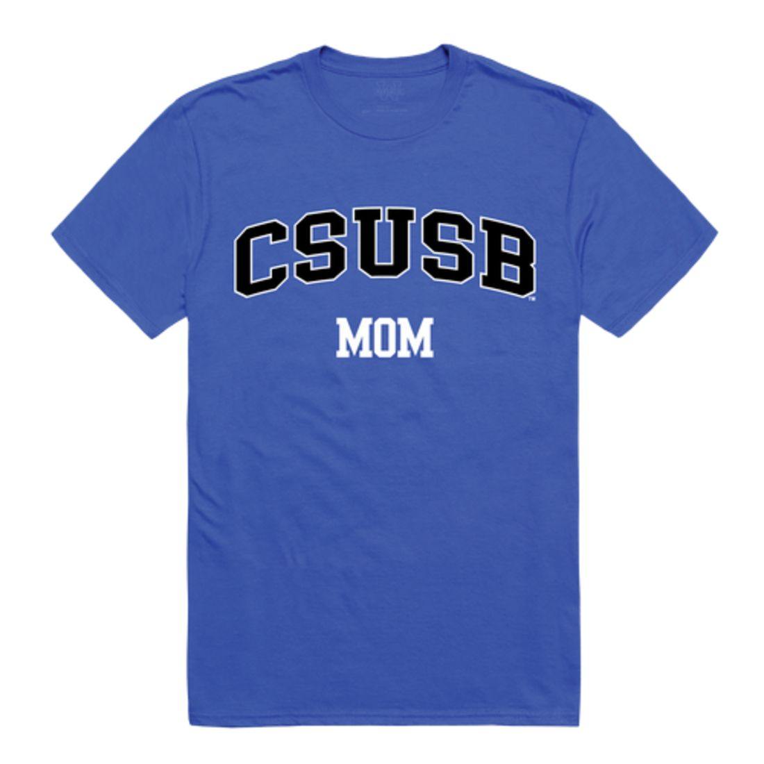 CSUSB California State University San Bernardino Coyotes College Mom Womens T-Shirt-Campus-Wardrobe