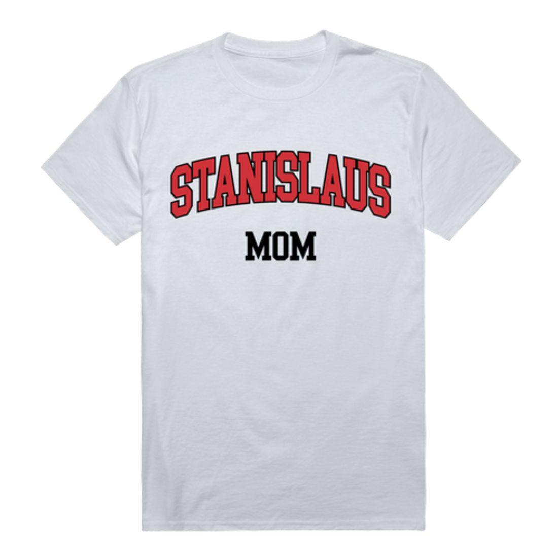 CSUSTAN California State University Stanislaus Warriors College Mom Womens T-Shirt-Campus-Wardrobe