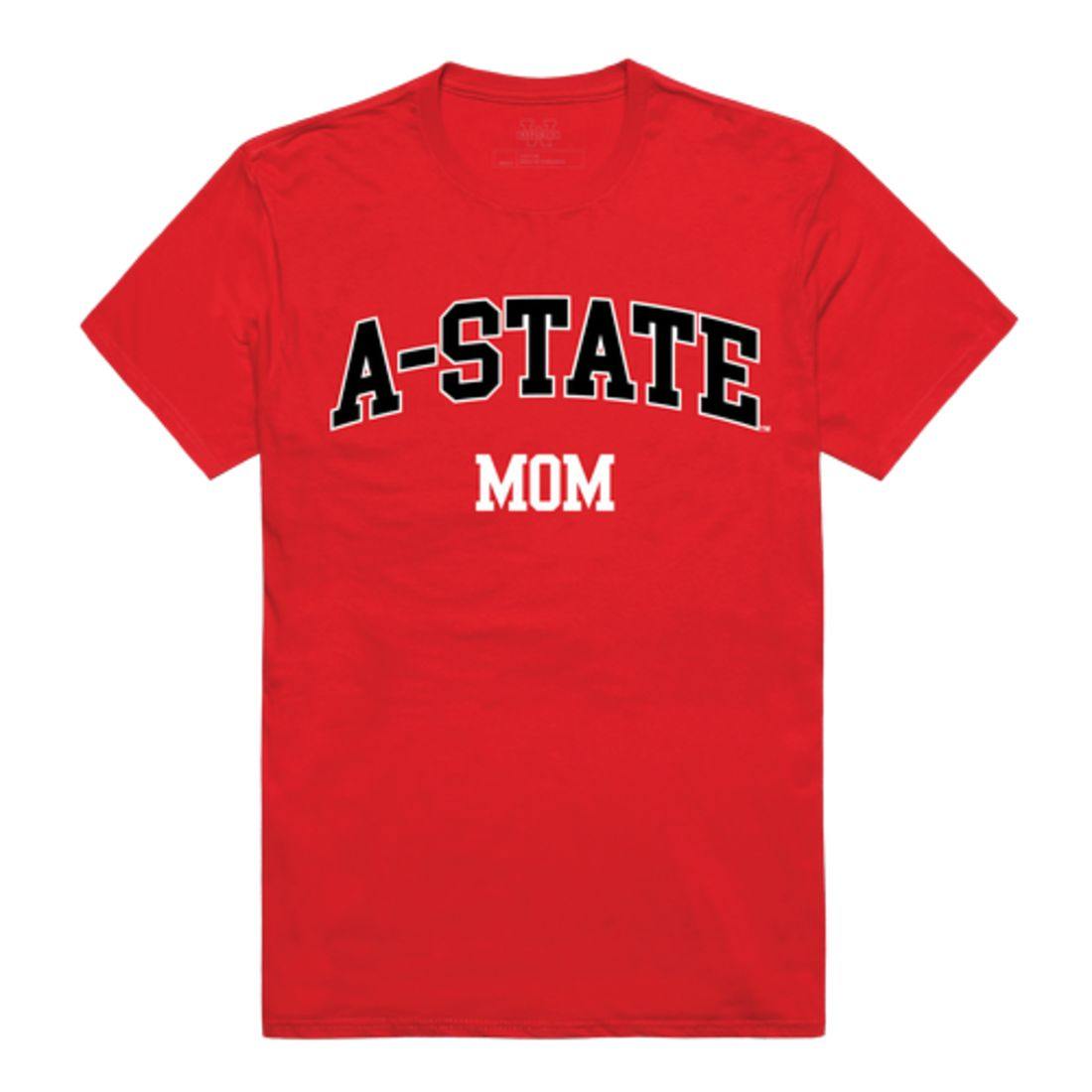Arkansas State University A-State Wolves College Mom Womens T-Shirt-Campus-Wardrobe