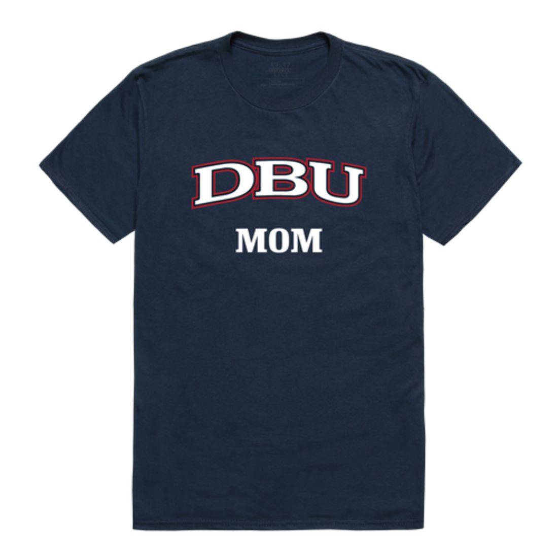 DBU Dallas Baptist University Patriot College Mom Womens T-Shirt-Campus-Wardrobe