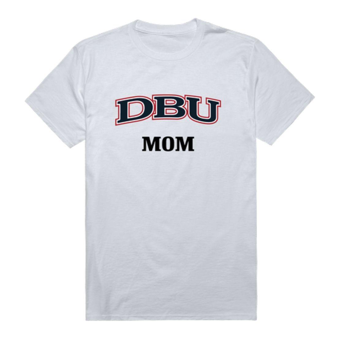 DBU Dallas Baptist University Patriot College Mom Womens T-Shirt-Campus-Wardrobe