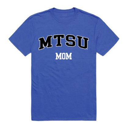 MTSU Middle Tennessee State University Blue Raiders College Mom Womens T-Shirt-Campus-Wardrobe