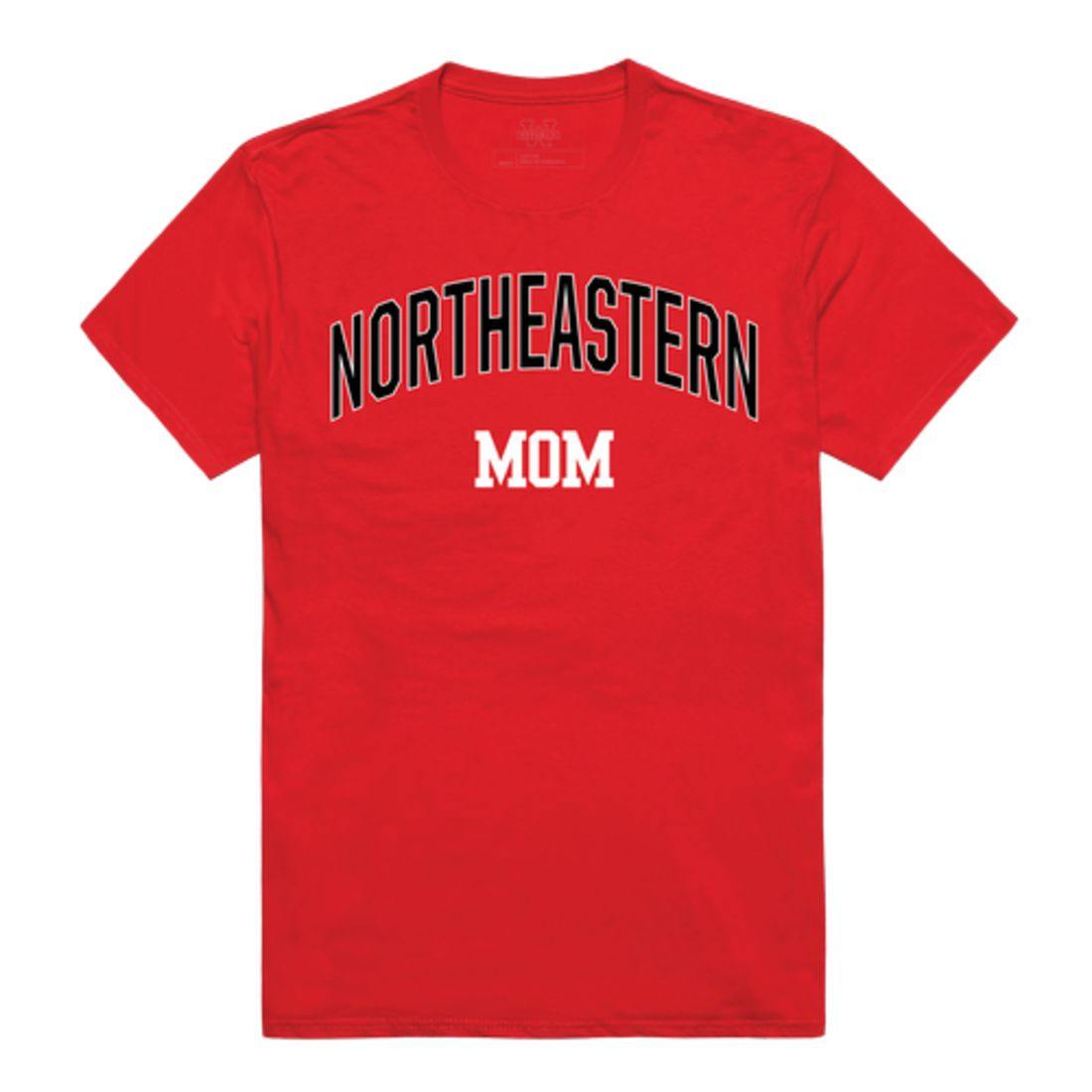 Northeastern University Huskies College Mom Womens T-Shirt-Campus-Wardrobe