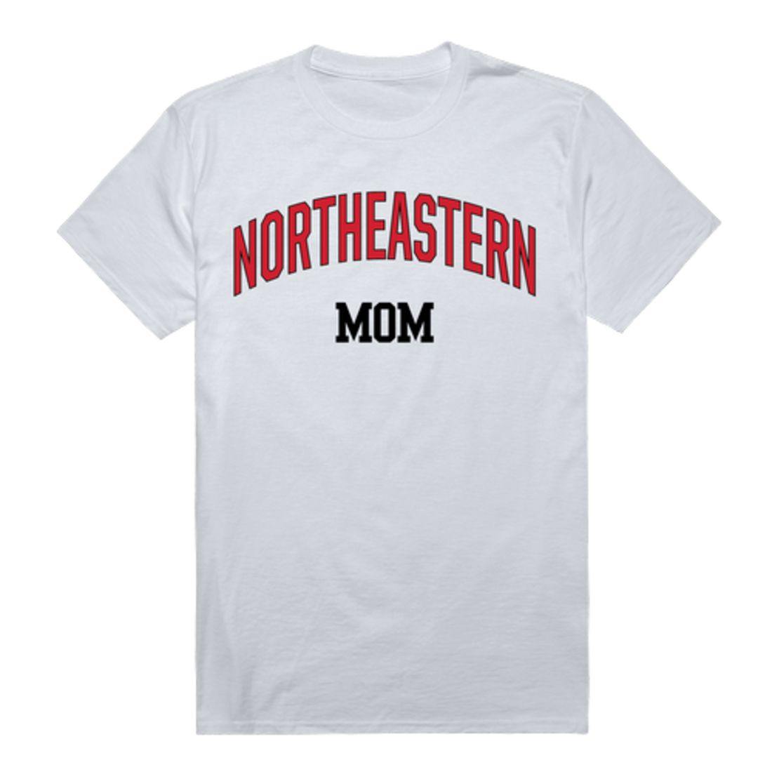 Northeastern University Huskies College Mom Womens T-Shirt-Campus-Wardrobe