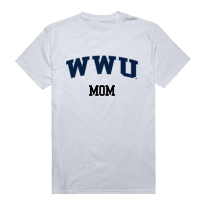WWU Western Washington University Vikings College Mom Womens T-Shirt-Campus-Wardrobe