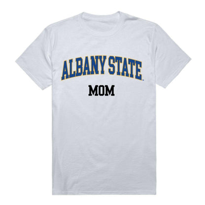ASU Albany State Universityen Rams College Mom Womens T-Shirt-Campus-Wardrobe